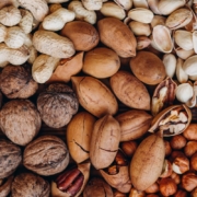 brown and beige nut lot